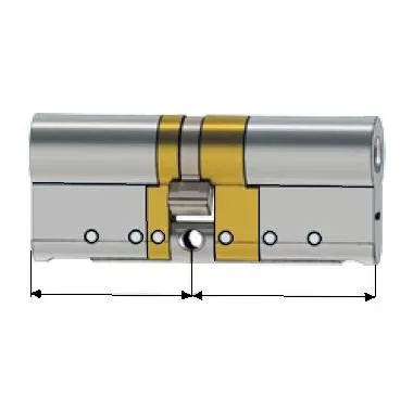 CY 322 U  chrome / цилиндр ключ+ключ   : купить в Москве
