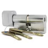 CY 323 N  satin chrome/ цилиндр ключ+поворотная кнопка   : купить в Москве