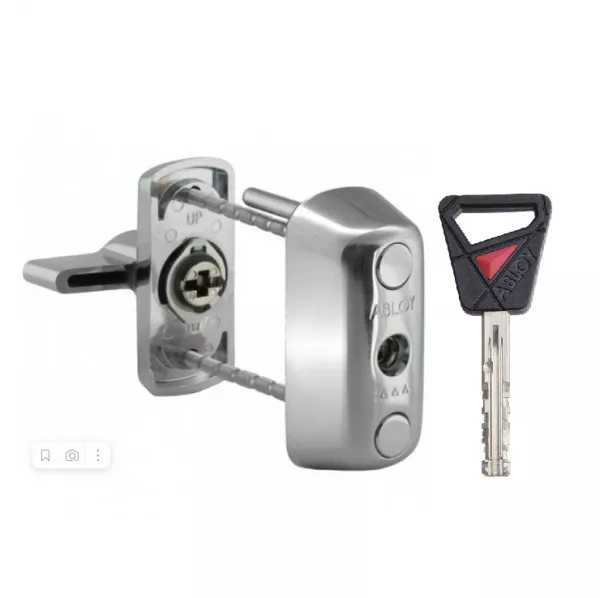 CY 066 U  brushed nickel/ цилиндр ключ+поворотная кнопка (профильные двери)   : купить в Москве