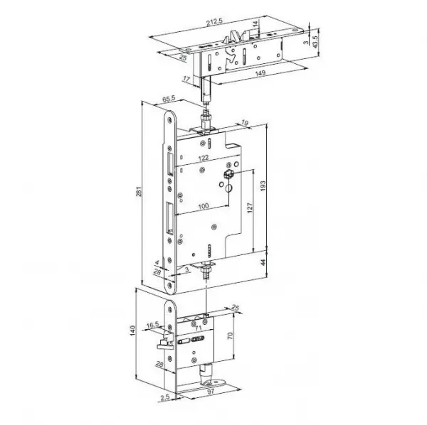 ABLOY PE 928 (LE955+PE951+LE985)  / доп.устройство для экстренного и запасного выходов   : купить в Москве