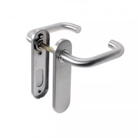 ASSA ABLOY AHW700UUBL / пара ручек дверных 40-60 72 BL+BL: купить в Москве