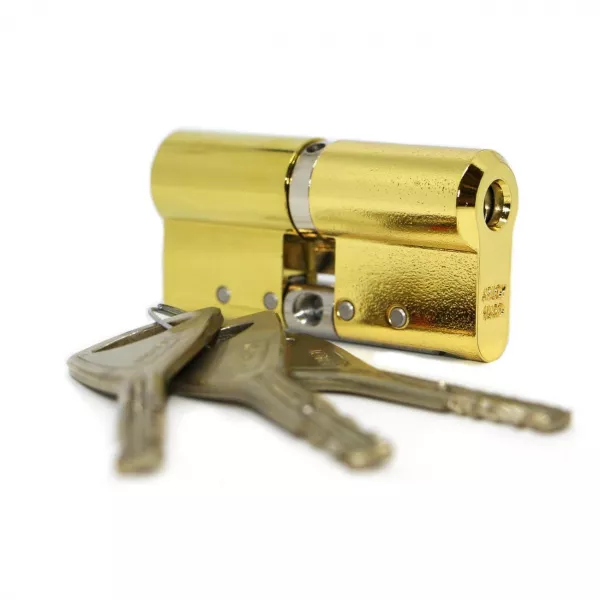 CY 332 N  bright brass/ цилиндр ключ+ключ (закаленная сталь)   : купить в Москве