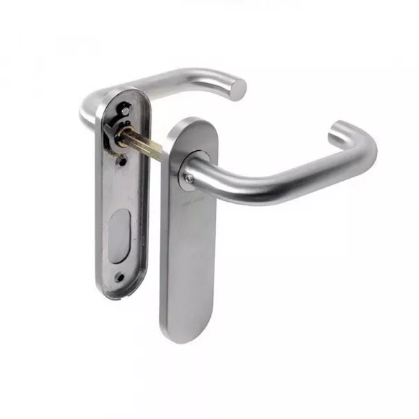 ASSA ABLOY AHW700UUBL / пара ручек дверных 40-60 72 BL+BL: купить в Москве