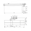 Assa Abloy DC 336/420500  black/ доводчик дверной BC cl.2-6  max 120кг   : купить в Москве