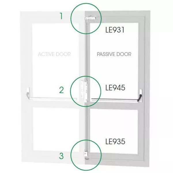 ABLOY PE 920 (LE945+LE931+LE935)  / доп.устройство для экстренного и запасного выходов   : купить в Москве