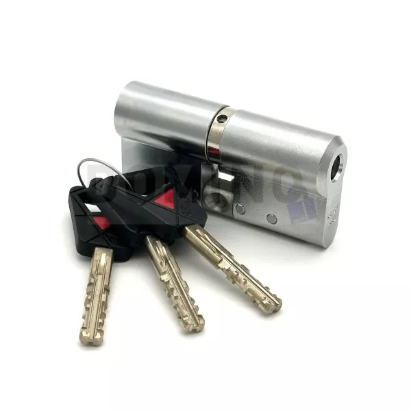 CY 332 U  chrome satin/ цилиндр ключ+ключ (закаленная сталь)   : купить в Москве