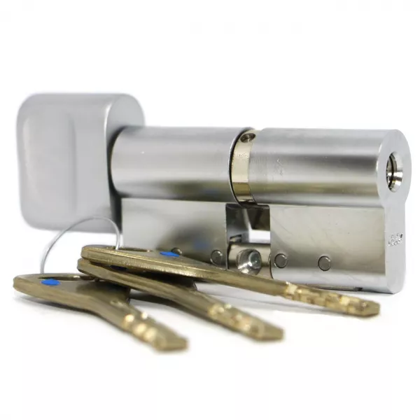 CY 323 N  satin chrome/ цилиндр ключ+поворотная кнопка   : купить в Москве