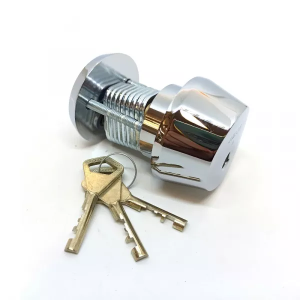 CY 037 C  chrome / цилиндр односторонний   : купить в Москве