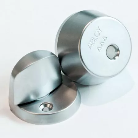 CY 013 N  satin chrome/ цилиндр ключ+поворотная кнопка (закаленная сталь)   : купить в Москве