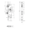 Assa Abloy N1600/30/24 / Корпус замка с функцией «антипаника» N16XX: купить в Москве