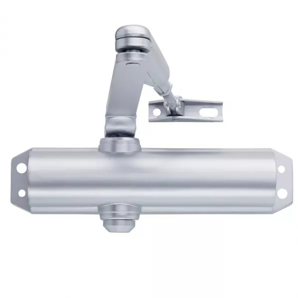 Assa Abloy DC 120---EV1 с рычажной тягой  silver/ доводчик для внутренних дверей с макс весом 80 кг : купить в Москве