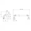 ABLOY PBE 001  brushed nickel/ нажимная штанга для дверей аварийного выхода   : купить в Москве