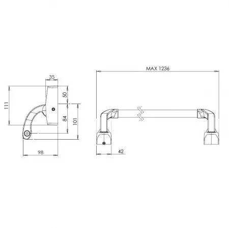 ABLOY PBE 001  brushed nickel/ нажимная штанга для дверей аварийного выхода   : купить в Москве