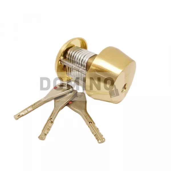 CY 037 T  satin brass/ цилиндр односторонний   : купить в Москве