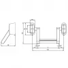 Assa Abloy N2500 / нерж.сталь /  механизм нажимной штанги для профильных дверей: купить в Москве