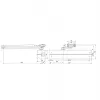 Assa Abloy DC 340 (DC240)/120500  silver/ доводчик для внутр и наружн дверей с весом до 120   : купить в Москве