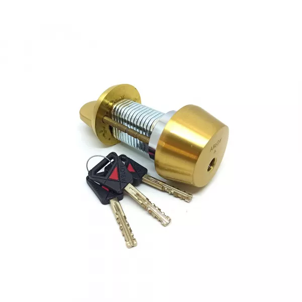 CY 001 U  bright brass/ цилиндр ключ+поворотная кнопка   : купить в Москве