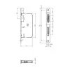 Assa Abloy N1410/65/24 автоматический шпингалет: купить в Москве