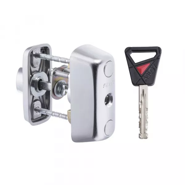 CY 066 U  satin chrome/ цилиндр ключ+поворотная кнопка (профильные двери)   : купить в Москве